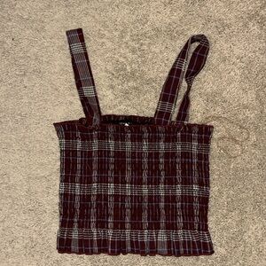 Kendall & Kylie plaid crop size S